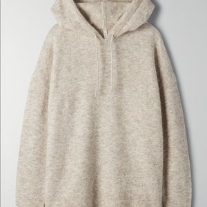Babaton Morrison Hoodie - Heather Light Grey XXS - NWOT